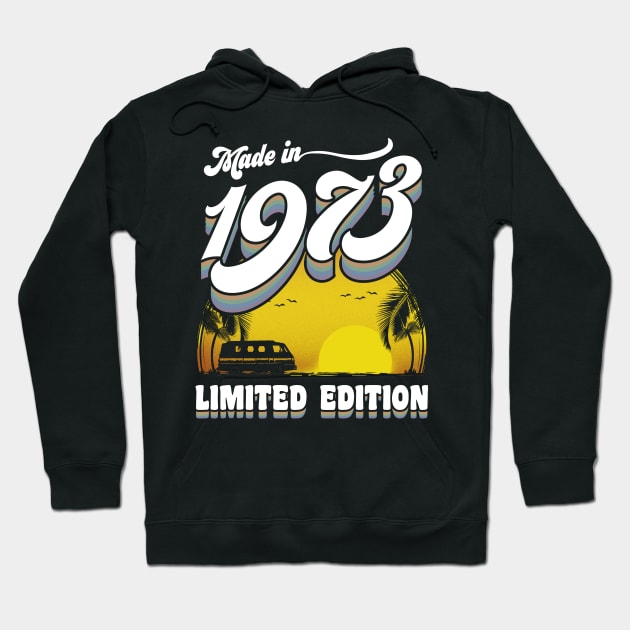 1973 50th Birthday Gift 50 Years Old 50th Birthday Hoodie by KsuAnn